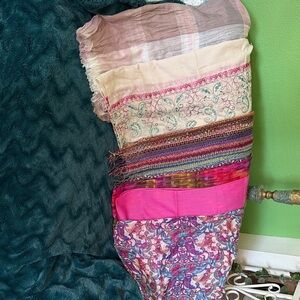 Colorful Patterned Scarves